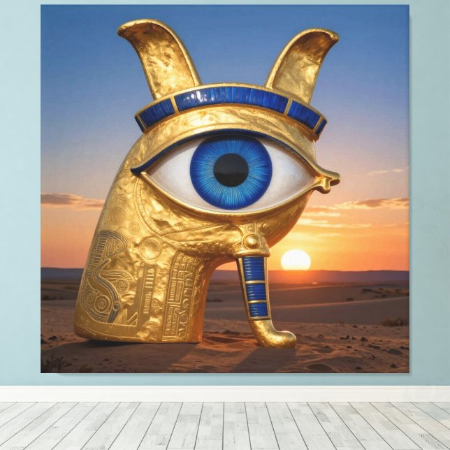 Lienzo The Egyptian Eye  (Insitu (piso de madera))