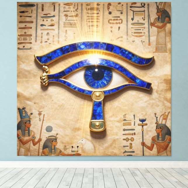 Lienzo The Egyptian Eye  (Insitu (piso de madera))
