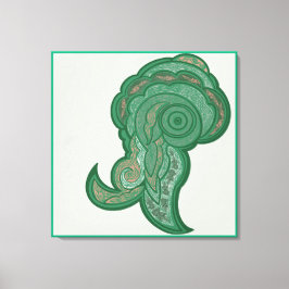 Lienzo The Enchanted Coral Garden