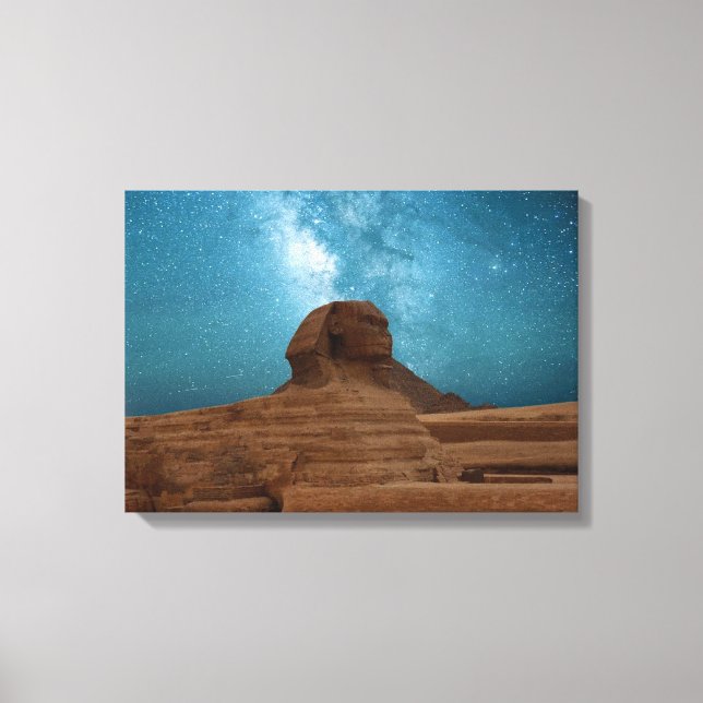 Lienzo The enigma of stellar sphinxes (Anverso)