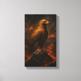 Lienzo The Fireborn Eagle: Rise Through Chaos