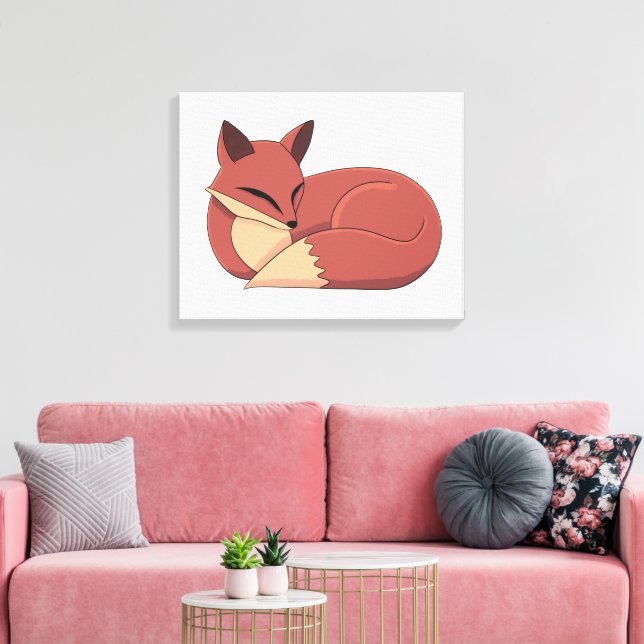 Lienzo The Fox (Insitu (Sala de estar))