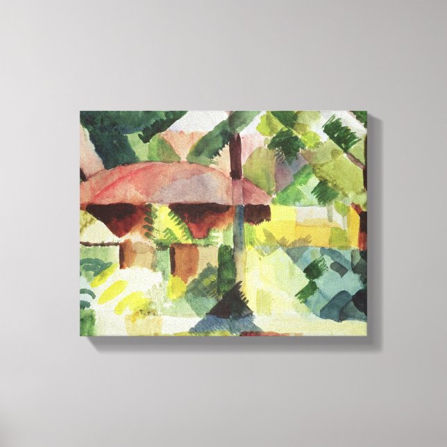 Lienzo The Garden, 1914 (con papel) (Anverso)