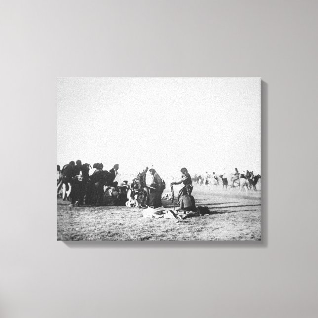 Lienzo The Ghost Dance, Dakota del Sur, 1890 (foto de aba (Anverso)