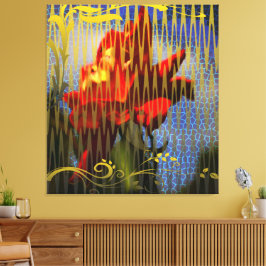 Lienzo The Golden Captivity of the Rose