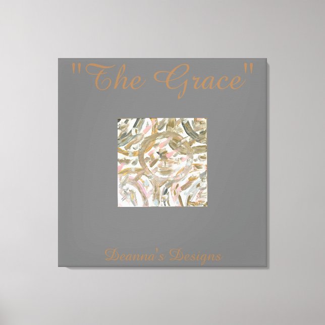 Lienzo "The Grace" Stretched Canvas Print - Personalizado (Anverso)