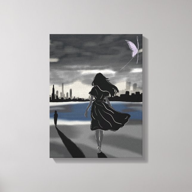 Lienzo The Horizon I C – Journey to Growth (Anverso)