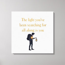 Lienzo The light is you iPad Smart Cover
