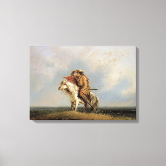 Lienzo The Lost Greenhorn, perdido en la pradera por Mill