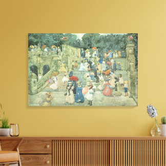 Lienzo The Mall, Central Park de Maurice Prendergast