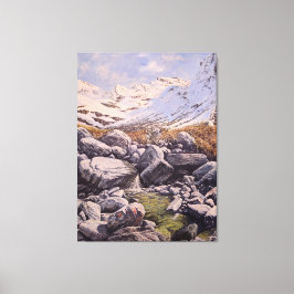 Lienzo The Might of Mountains and Rocks: wall Art 