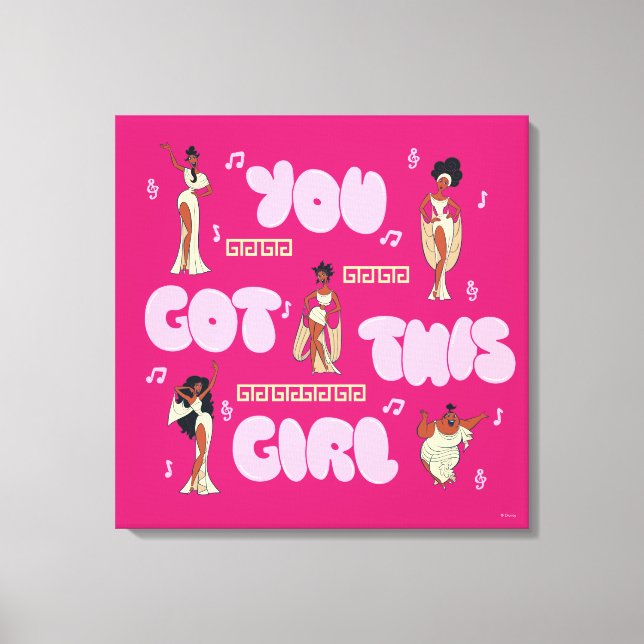 Lienzo The Muses - You Got This Girl Canvas Print (Anverso)