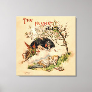 Lienzo The Nursery Alice 1890 Portada Vintage Mundo de Fa