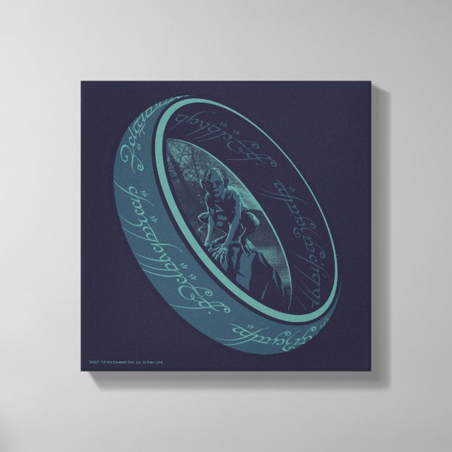 Lienzo THE ONE RING™ GOLLUM™ Graphic (Anverso)