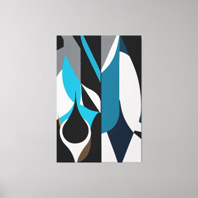 Lienzo The Polygonal Abstract (Anverso)