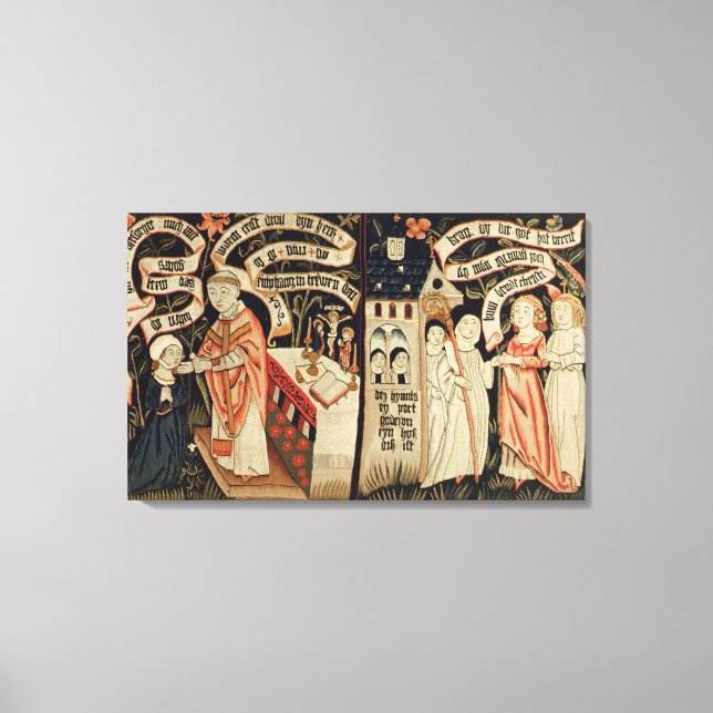 Lienzo The Search after Truth, German, c.1490 (Anverso)