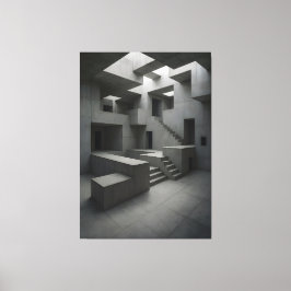 Lienzo The Shape of Silent Blocks × The Shape of Withheld