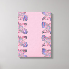 Lienzo The Soul's Tangle: Modern Expressionist Print