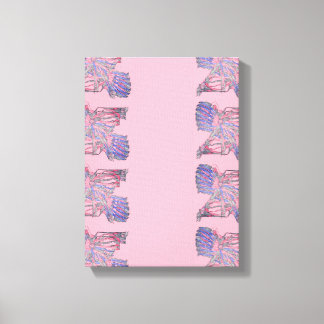 Lienzo The Soul's Tangle: Modern Expressionist Print