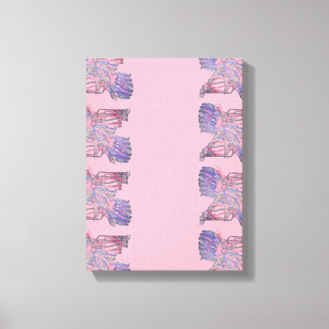 Lienzo The Soul's Tangle: Modern Expressionist Print (Anverso)