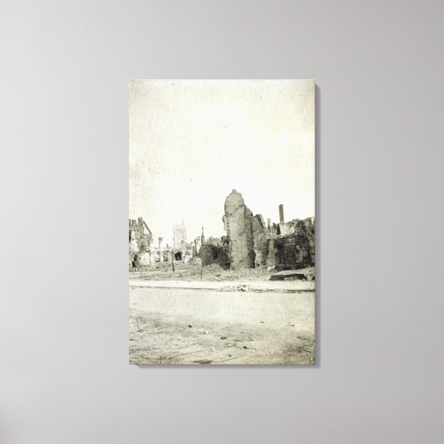 Lienzo The Square, Ypres, junio de 1915 (Anverso)