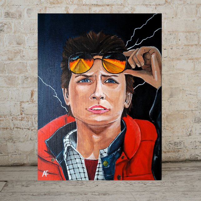 Lienzo The Time Traveller Painting by Alfred Fox (Subido por el creador)
