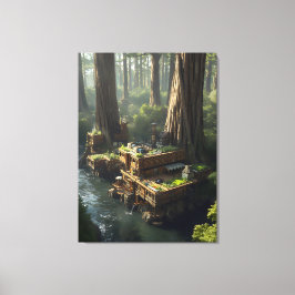 Lienzo The Unreal Estate PR-T26 Redwood water Commune