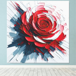 Lienzo The Versatility of Blooming Roses in Art