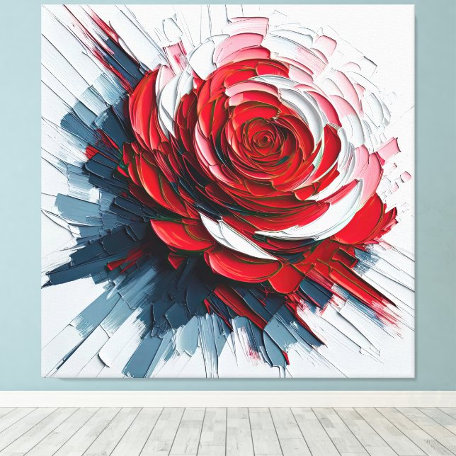 Lienzo The Versatility of Blooming Roses in Art (Insitu (piso de madera))