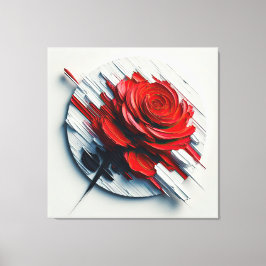 Lienzo The Versatility of Blooming Roses in Art