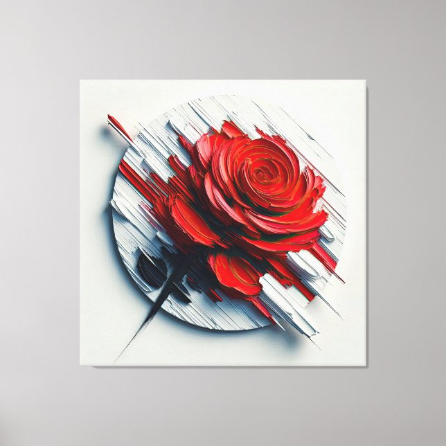 Lienzo The Versatility of Blooming Roses in Art (Anverso)