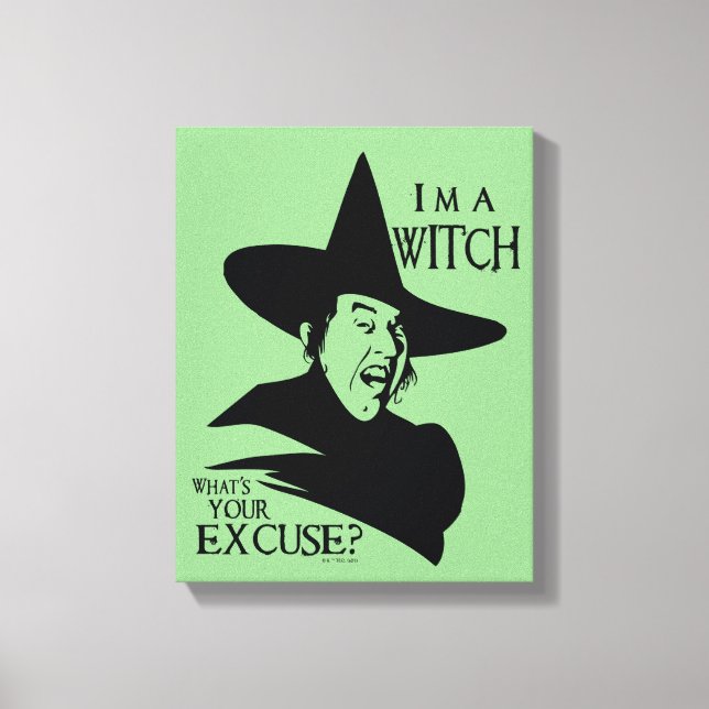 Lienzo The Wizard Of Oz™ | I'm A Witch (Anverso)