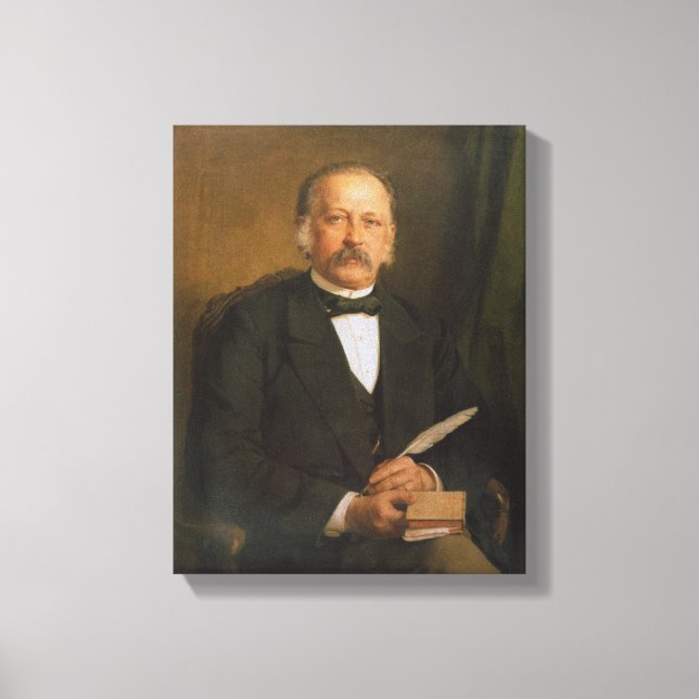 Lienzo Theodore Fontane, 1883 (Anverso)