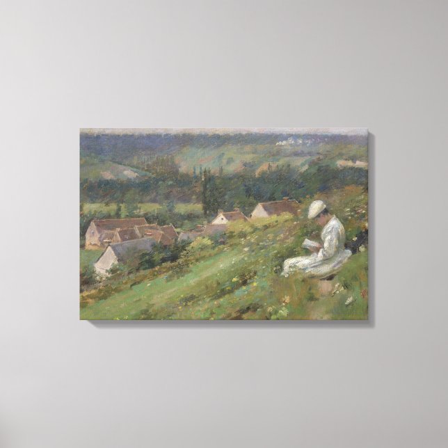 Lienzo Theodore Robinson - El Valle de Arconville (Anverso)