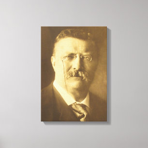 Lienzo THEODORE ROOSEVELT Retrato de Edward S. Curtis