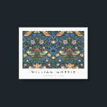 Lienzo Thief de fresa William Morris<br><div class="desc">Impresión de lienzo William Morris con diseño textil Strawberry Thief.</div>