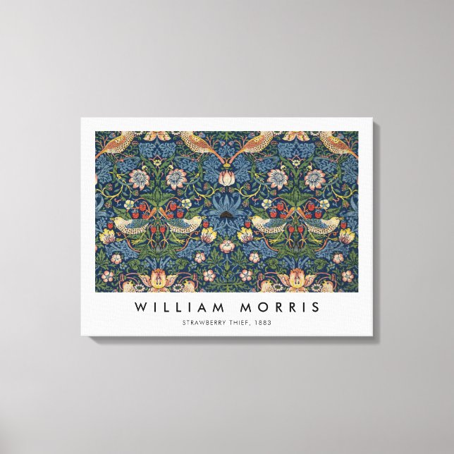 Lienzo Thief de fresa William Morris (Anverso)