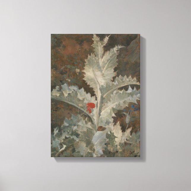 Lienzo Thistle (de John Crome) (Anverso)