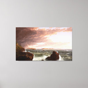 Lienzo THOMAS COLE - Vistas a la bahía de Frenchman - 184
