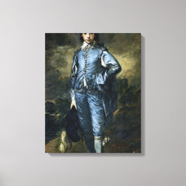 Lienzo Thomas Gainsborough - Niño en azul (Anverso)