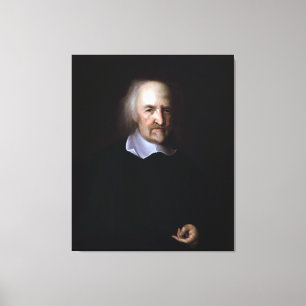 Lienzo Thomas Hobbes de Juan Michael Wright