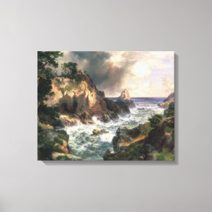 Lienzo Thomas Moran - punto Lobos, Monterey, California