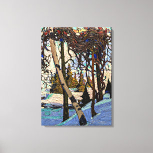 Lienzo Thomson - Nieve temprana