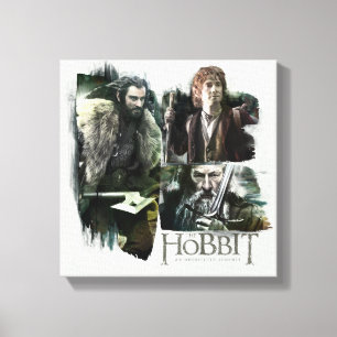 Lienzo THORIN OAKENSHIELD™, BILBO BAGGINS™, & Gandalf