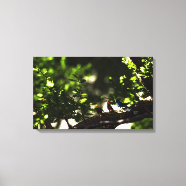 Lienzo Three Little Birds (Anverso)