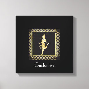 Lienzo Thunder_Cove, Chica de Flapper de 1920