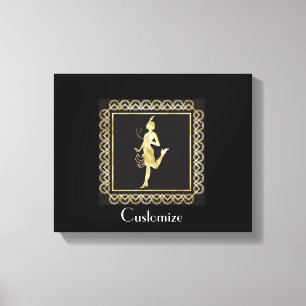 Lienzo Thunder_Cove, Chica de Flapper de 1920