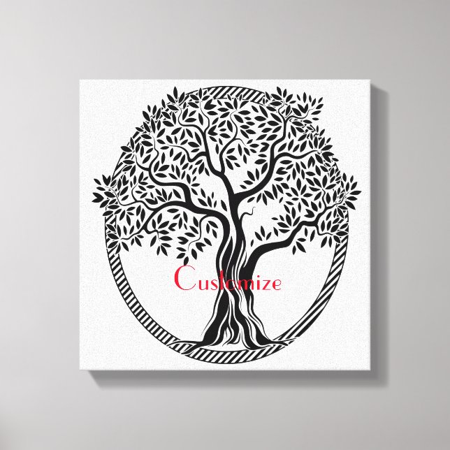 Lienzo Thunder_Cove del árbol de la vida (Anverso)