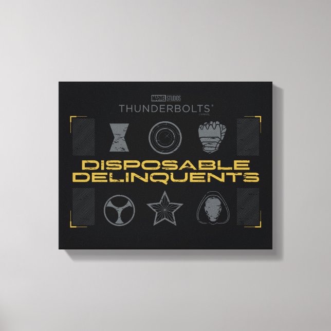 Lienzo Thunderbolts* | Disposable Delinquents (Anverso)