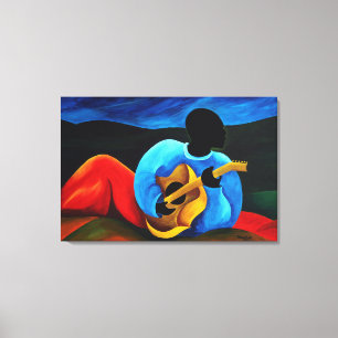 Lienzo Ti-Jean le guitariste 2008